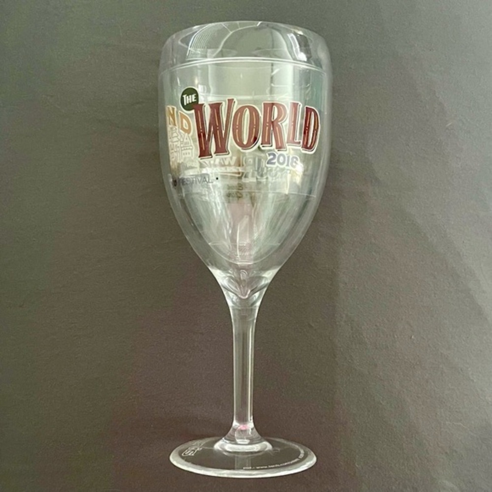 Disney Epcot International Food and Wine Festival 2018 Tervis Wine Glass!